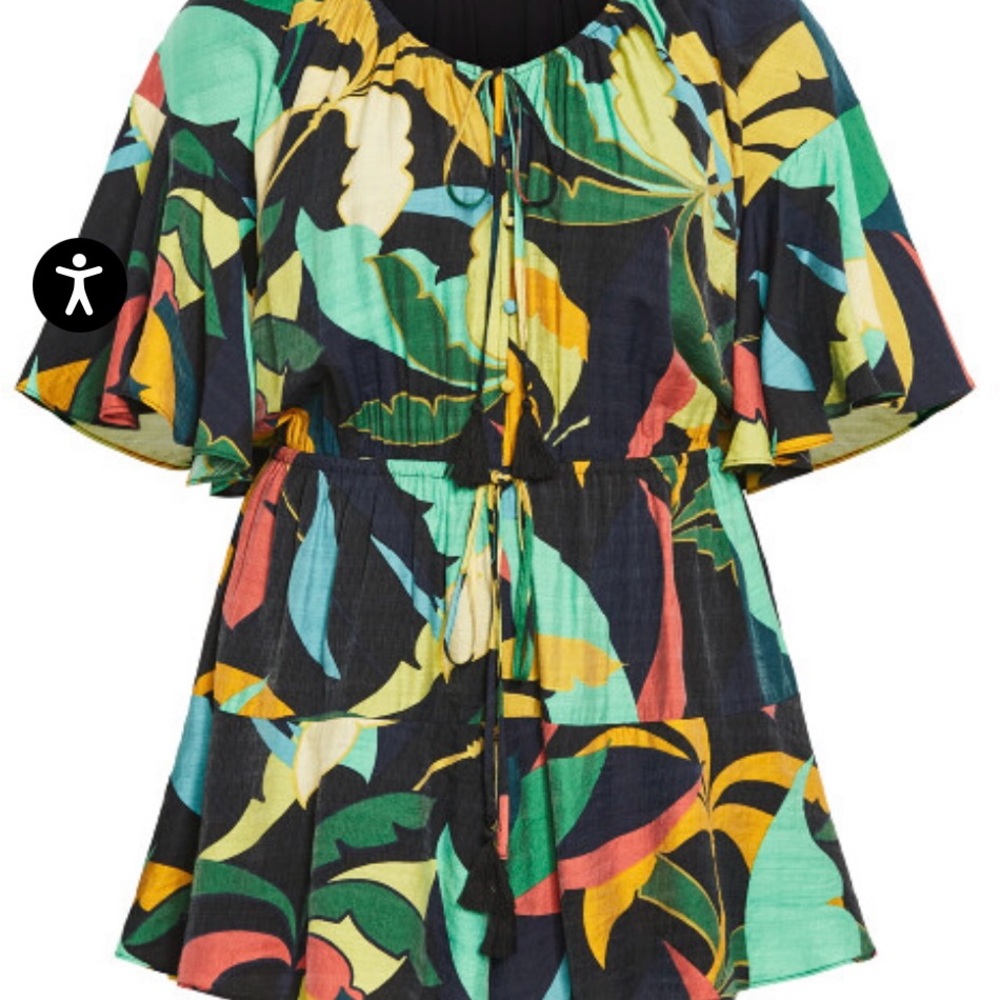 City Chic Multicolor Off-Shoulder Romper - Picture 4 of 10